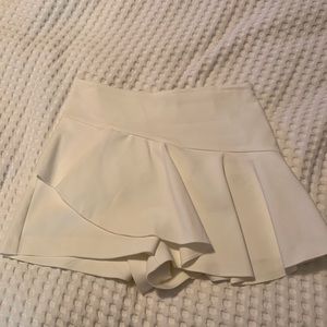 White Zara Skort